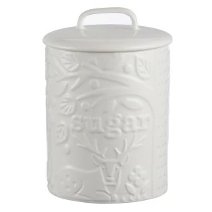 Банка с крышкой для сахара белая In the Forest MASON CASH  00-3871154 Белый