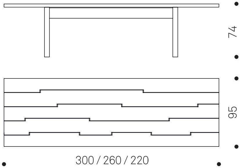 FIORONI Прямоугольный деревянный обеденный стол sun-id-1430541 - Вид №5