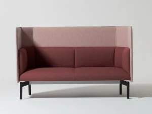 Manerba 2-х местный тканевый диван с высокой спинкой Kokoro