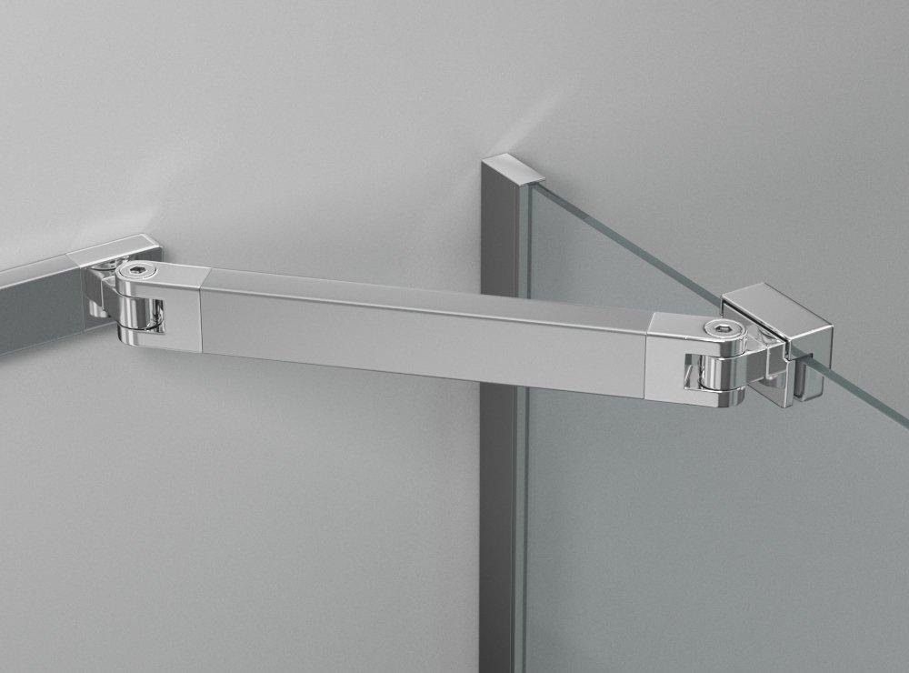 Душевое ограждение Ambassador Diamond 12011101 (900x900x2000), 1 место - Вид №4