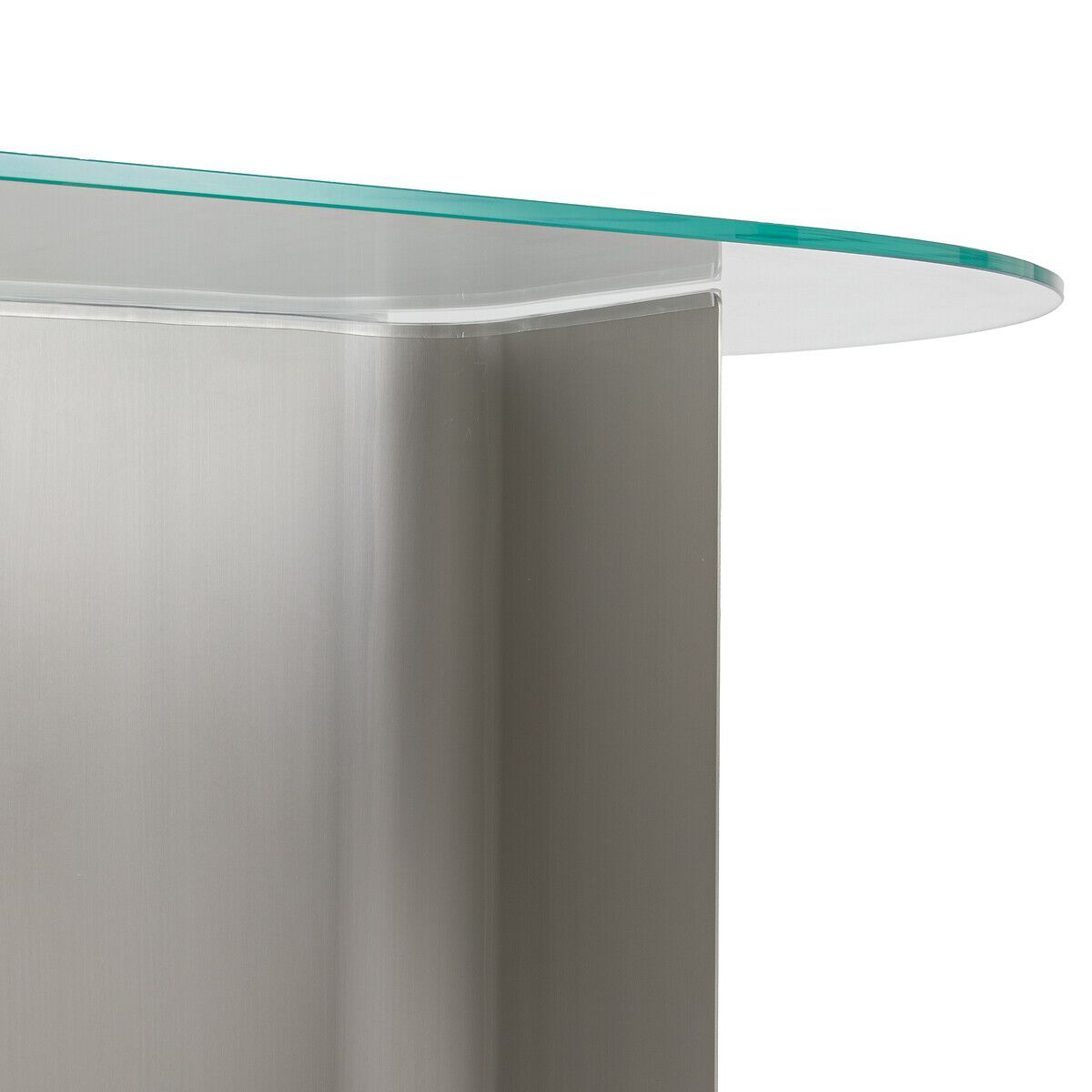 Стол из нержавеющей стали и стекла AMPM Gira ARCH-00136064 - Вид №5