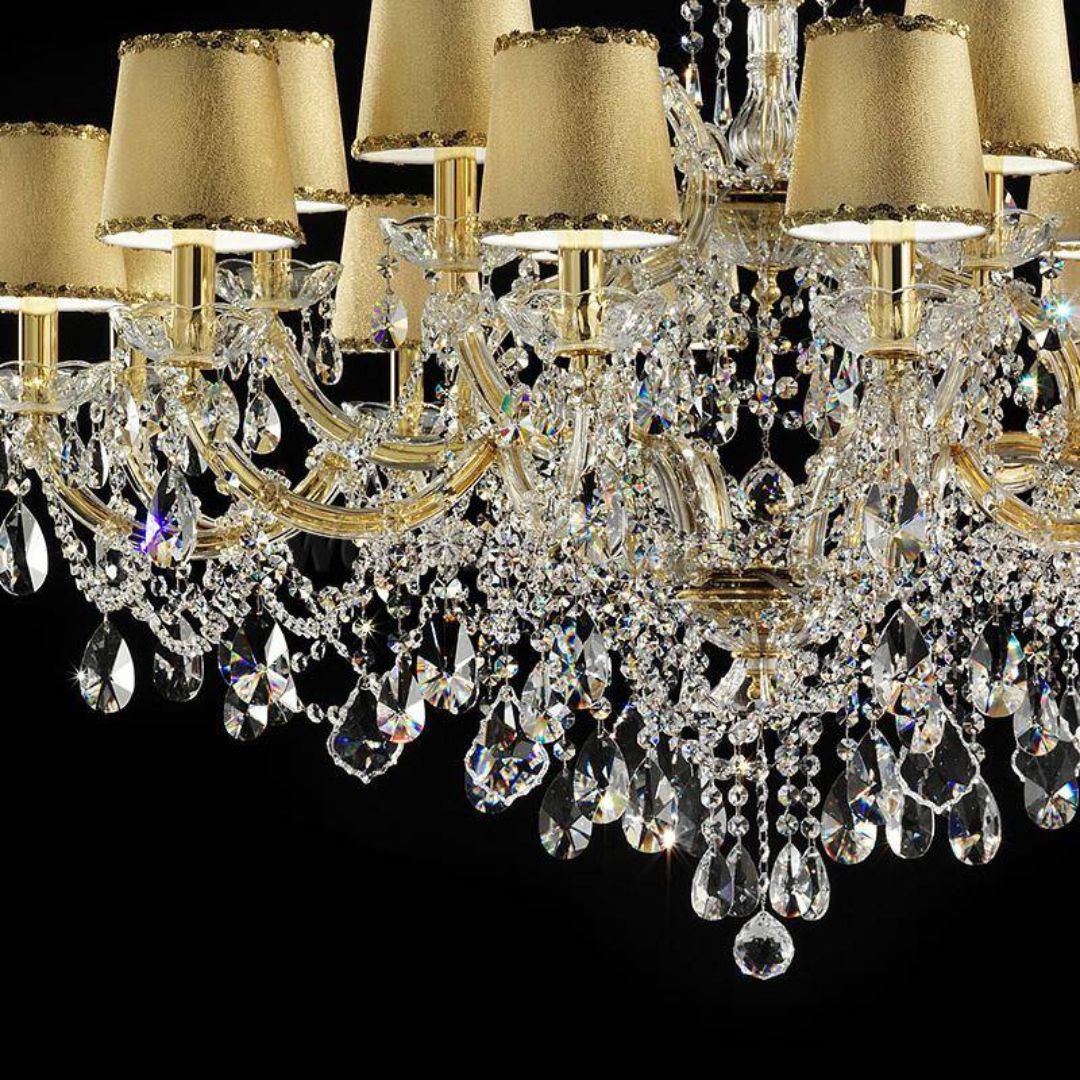 Masiero VE 950/18 MT HALF CUT GLASS люстра подвесная Maria teresa 118010 - Вид №1