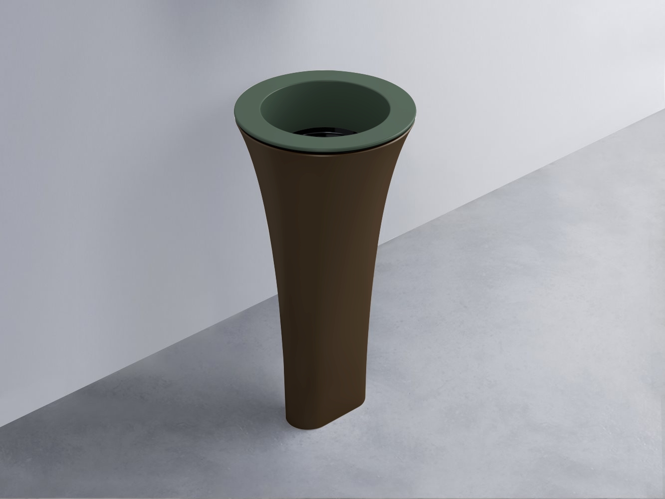 AMLA45-MU+AMPILT-N+AMCOLT-CA Раковина Amedeo Tondo отдельностоящая cielo Enjoy + Amedeo Ceramica Cielo