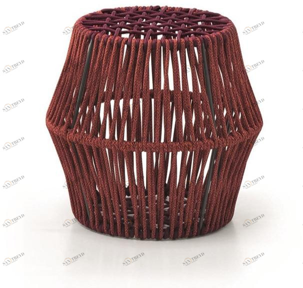 Saba Italia Круглый табурет на веревке из полиэстера Ziggy sun-id-1416687