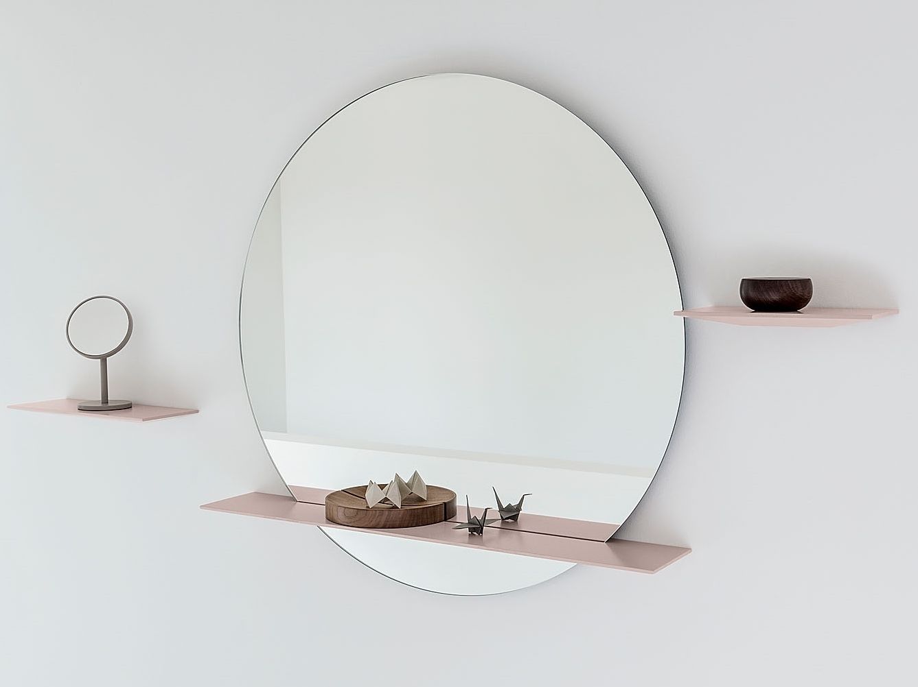 Круглое зеркало с настенной полкой Schonbuch ARCH-00045636 - Вид №1