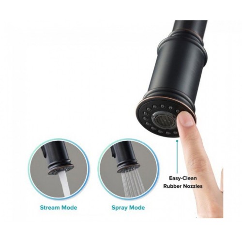 Кухонные смесители Sellette KPF-1680ORB латунь krausru  - Вид №5