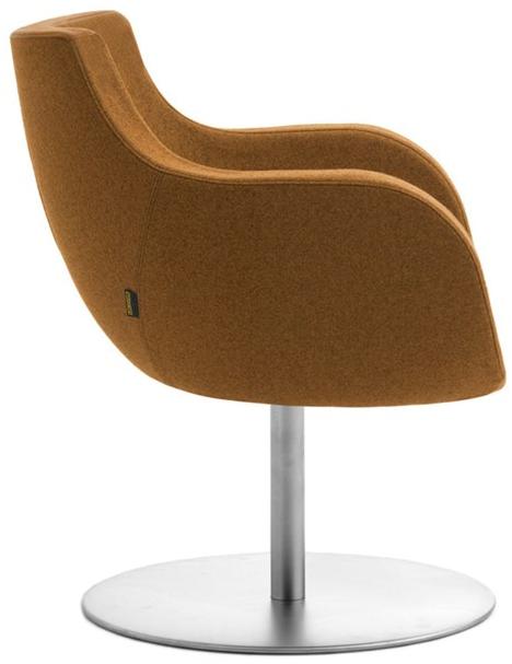 Leyform Вращающееся кресло из шерсти с подлокотниками sun-id-1501690 - Вид №1