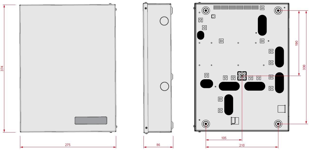 INIM ELECTRONICS Блок контроля проникновения от 10 до 60 клемм Prime sun-id-1449119 - Вид №3