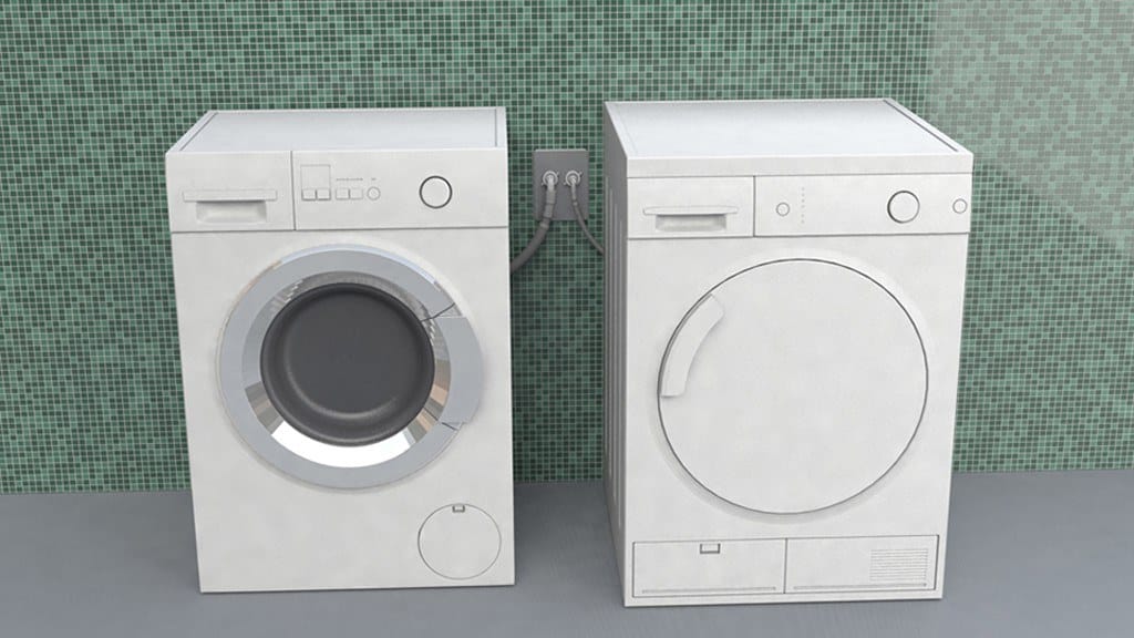 Двойной встраиваемый сифон для слива бытовой техники Bonomini Bibox ARCH-00024385 - Вид №3