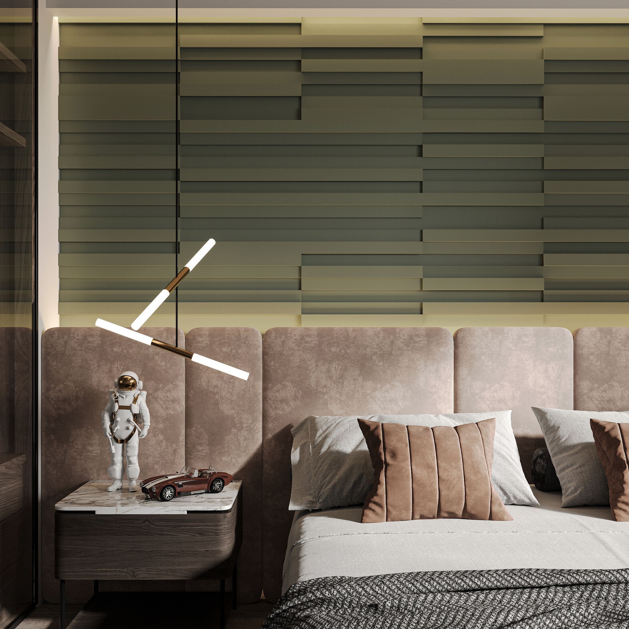 Трехмерное гипсовое покрытие WallDeco M-Modern ARCH-00029730 - Вид №4