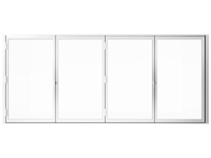 Раздвижное окно из алюминиевой фольги