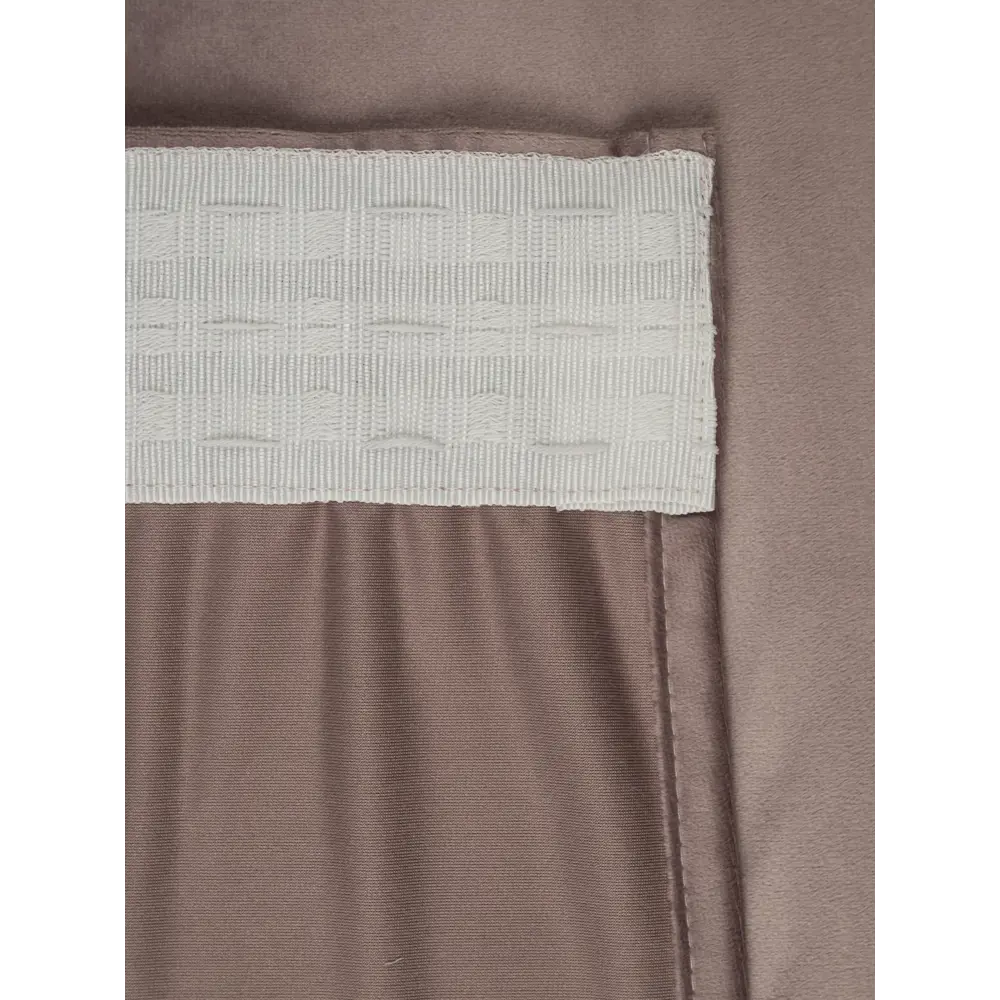 СТОЛИЦА ТЕКСТИЛЯ - Штора бархатная на ленте серо-бежевая 140×270 см 89376358 STLM-1566956 - Вид №7