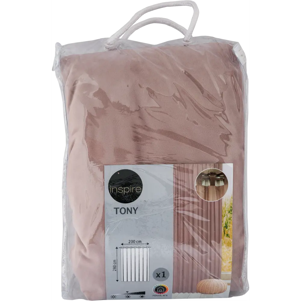 INSPIRE Штора Tony Fossil 4 с волнообразным дизайном 200×280 см 84756987 STLM-0054643 - Вид №7