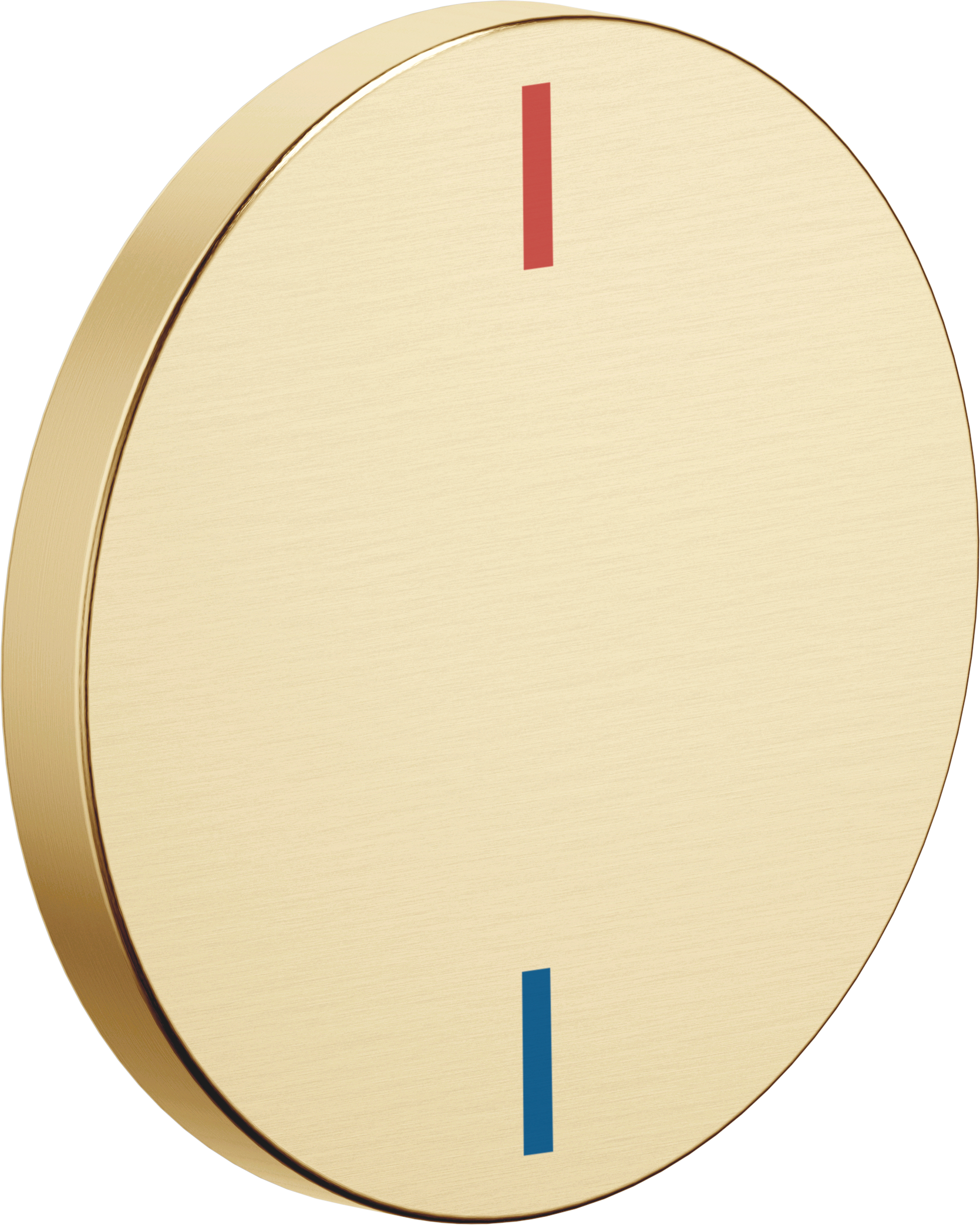 Вставка ручки CYO, красная и синяя – матовая дюрабрасс (золото 23 карата)