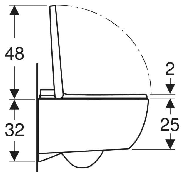 Подвесной туалет биде Geberit AquaClean ARCH-00101253 - Вид №7