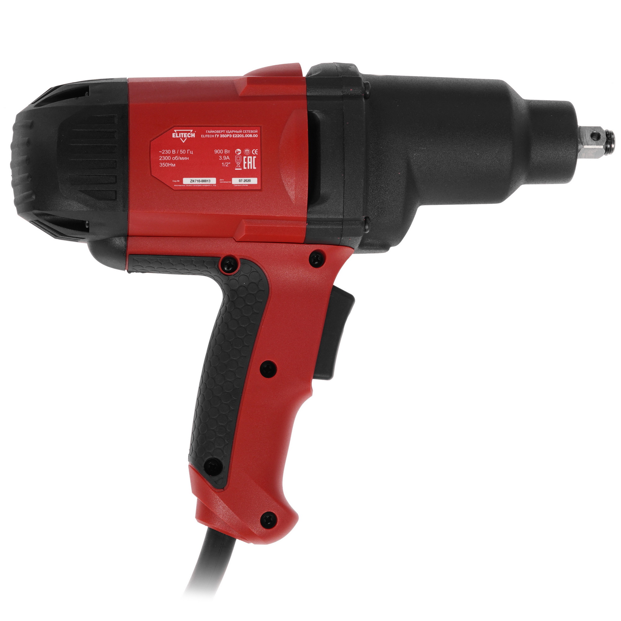 Гайковерт Elitech ГУ 350РЭ E2201.008.01 8195493 STDN-0032865 - Вид №1