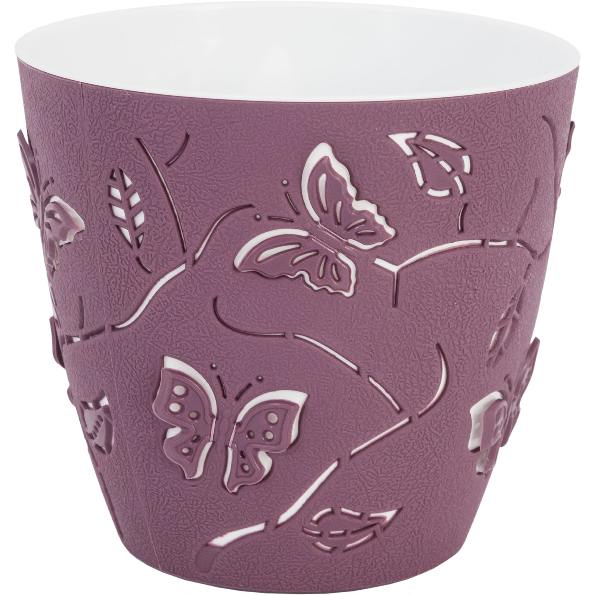 88309669 Горшок цветочный ø11.5 h10.5 см v5 л пластик пепельно-розовый Boho Santreyd 