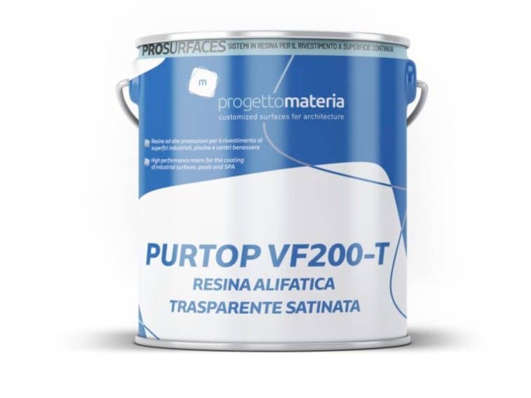 Прозрачная атласная алифатическая смола Progettomateria PURTOP VF200-T ARCH-00106221