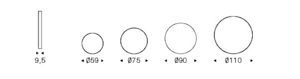 Настенное круглое зеркало с рамкой Cattelan italia WISH ARCH-00077685 - Вид №4