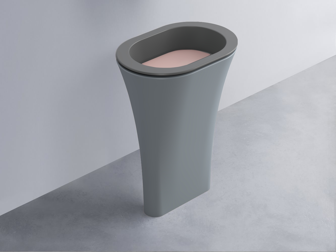 AMLA65-CM+AMPILO-CP+AMCOLO-BR Раковина Amedeo Ovale отдельностоящая cielo Enjoy + Amedeo Ceramica Cielo