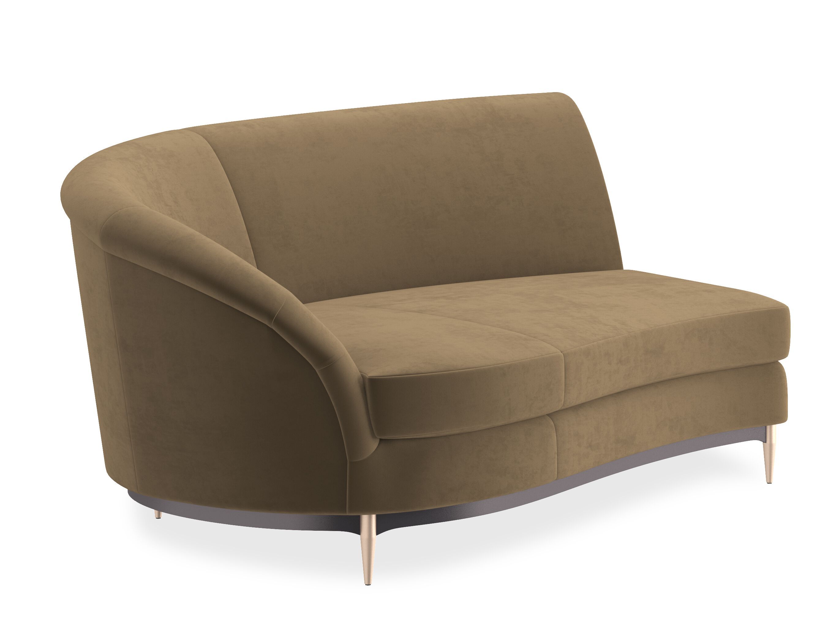 2-местный бархатный изогнутый диван Caracole Three'S Company Laf ARCH-00096575 - Вид №26