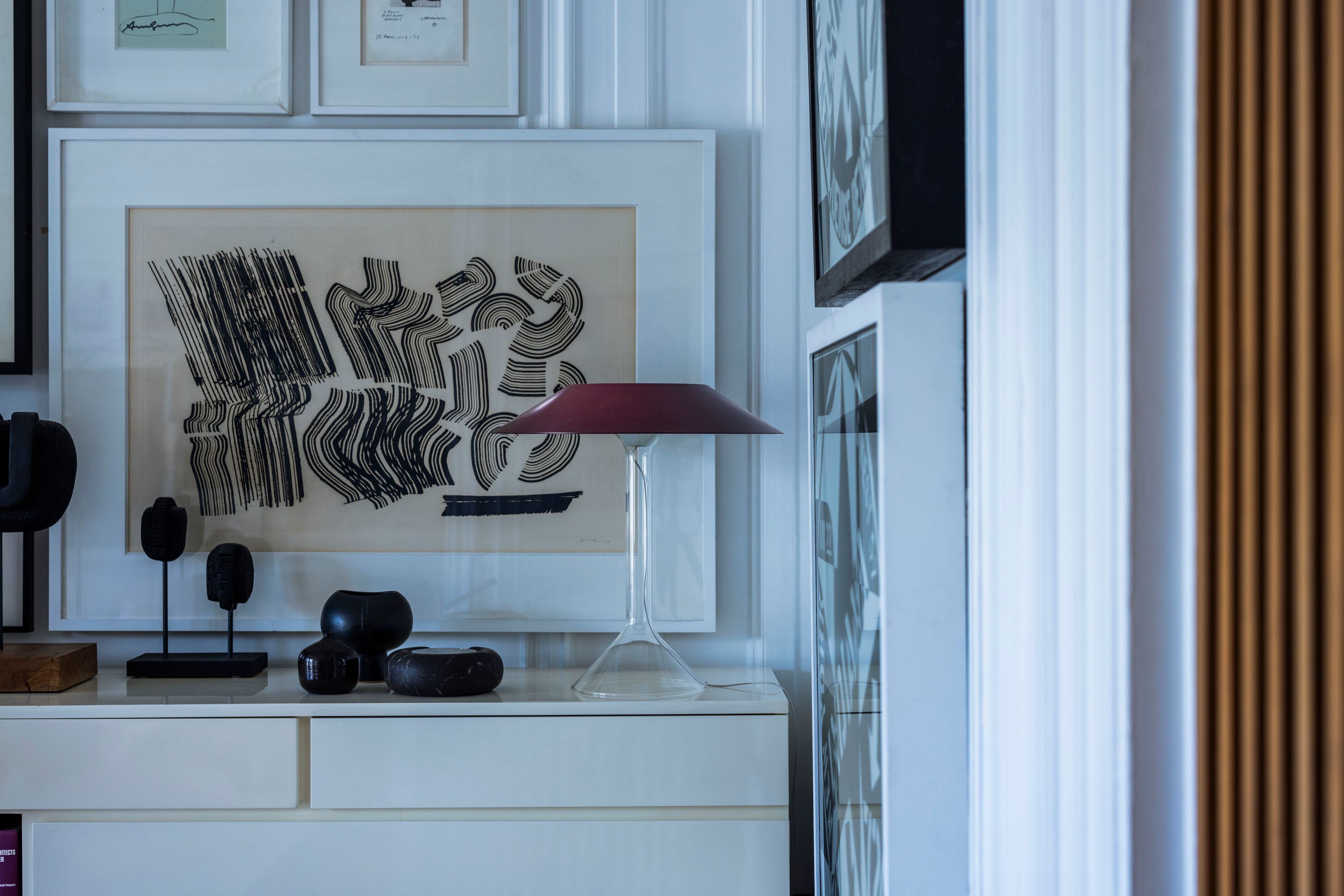 Настольная лампа из окрашенной стали и боросиликатного стекла Foscarini Chapeaux ARCH-00136305 - Вид №23