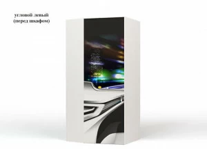 Шкаф угловой ABC-KING Police City ( левый)