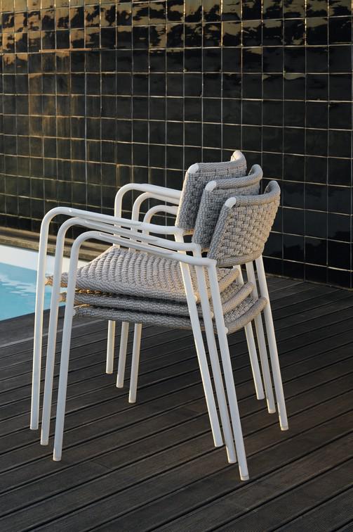 MNST31 Стул лава веревка 11мм бронза Manutti Echo - Вид №3