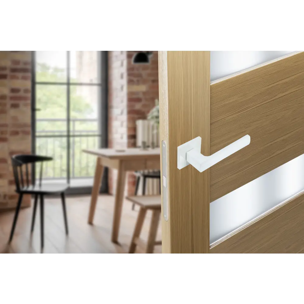 Дверные ручки EDSON EDS-182H-Q2 белые для межкомнатных дверей 85170509 STLM-0897455 - Вид №8