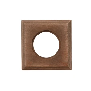 Рамка для розеток и выключателей Electraline BF4 1 пост цвет коричневый