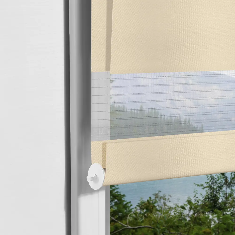 Рулонная штора KREAFORTA Moskva с эффектом день-ночь для умного освещения 89408517 STLM-1582468 - Вид №4