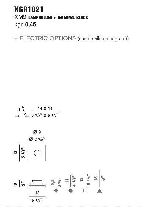 Panzeri XGR1021 Invisibli встраиваемый потолочный светильник гипсовый 85661 - Вид №2