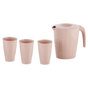 Набор для напитков Vanilla 1900 мл пластик 4 шт цвет латте