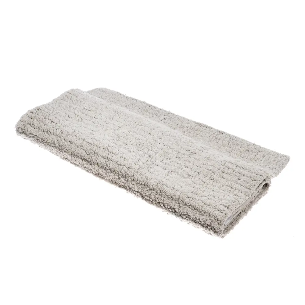 Коврик для ванной Willow Gray 80x50 см хлопок цвет серый LEMER STLM-2176466 - Вид №2