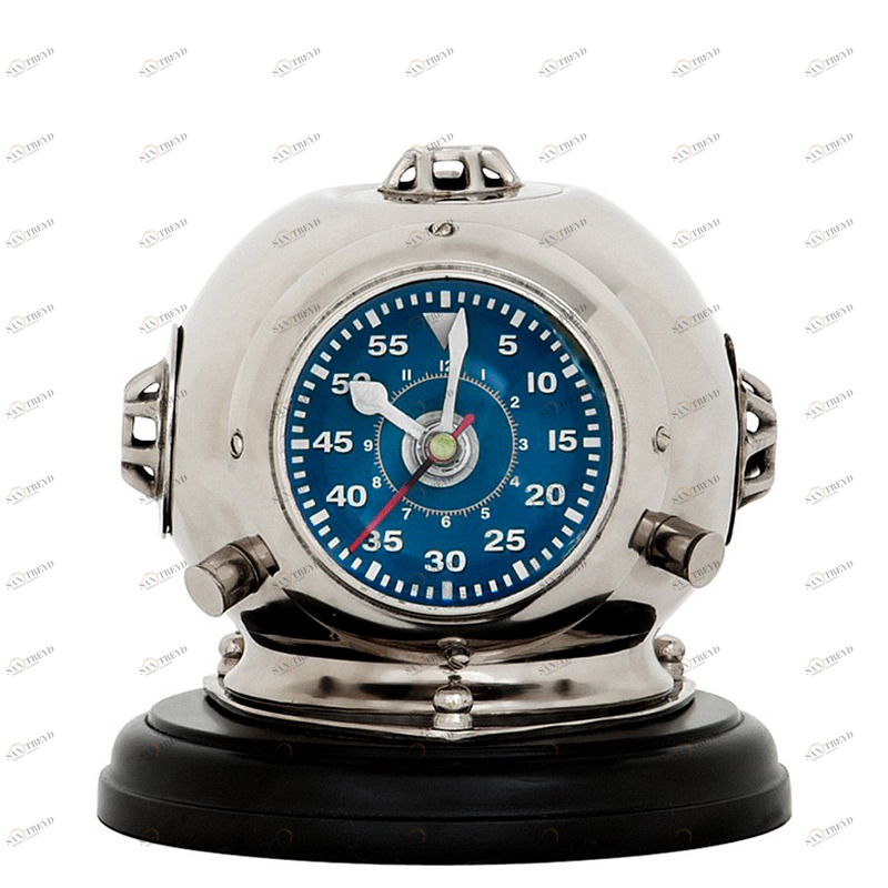 Часы 107039 от Eichholtz EICHHOLTZ ДИЗАЙНЕРСКИЕ 247806 Голубой;хром 