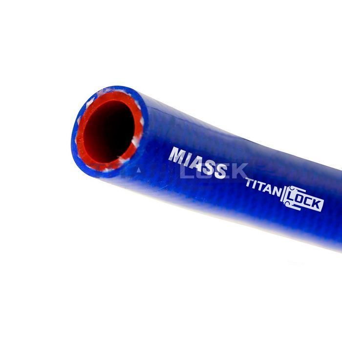 Шланг силиконовый армированный синий "MIASS", вн.диам. 16 мм., TL016MS TITAN LOCK 