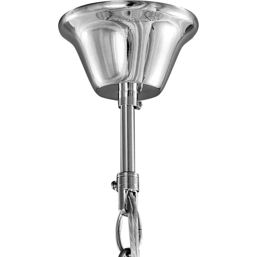 Люстра потолочная Семь огней Илана 6 ламп 18 м² цвет хром STLM-2131935 - Вид №4