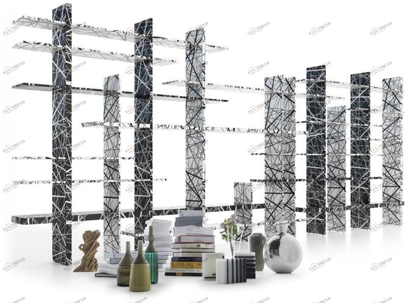 De Rosso Книжный шкаф на заказ из высококачественной стали sun-id-1442951