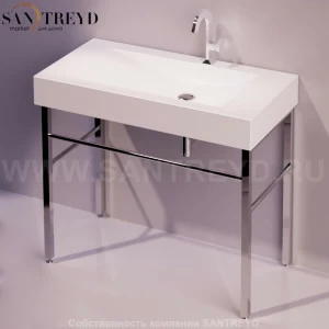 FZA10CROMO Напольная раковина стоящая круглая Simas Frozen