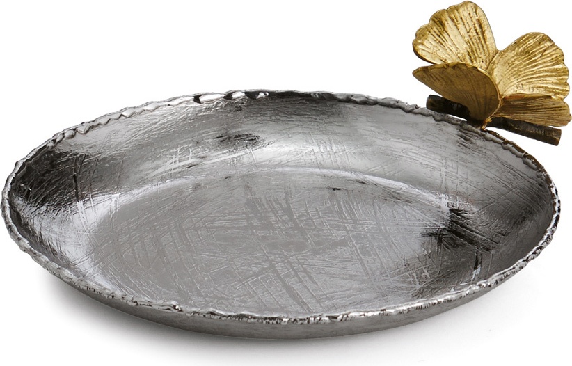 10594286 Michael Aram Мелочница Michael Aram Бабочки гинкго 14см, сталь нержавеющая Сталь нержавеющая 