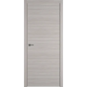 Комплект двери Канзас глухая 90x200 см ПВХ цвет дуб европейский серый с добором 150 мм 89430182 STLM-2174818