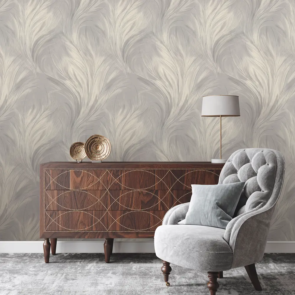 Флизелиновые обои Monte Solaro Tango темно-серые 1.06 м 89400450 Libertango STLM-1490408 - Вид №2