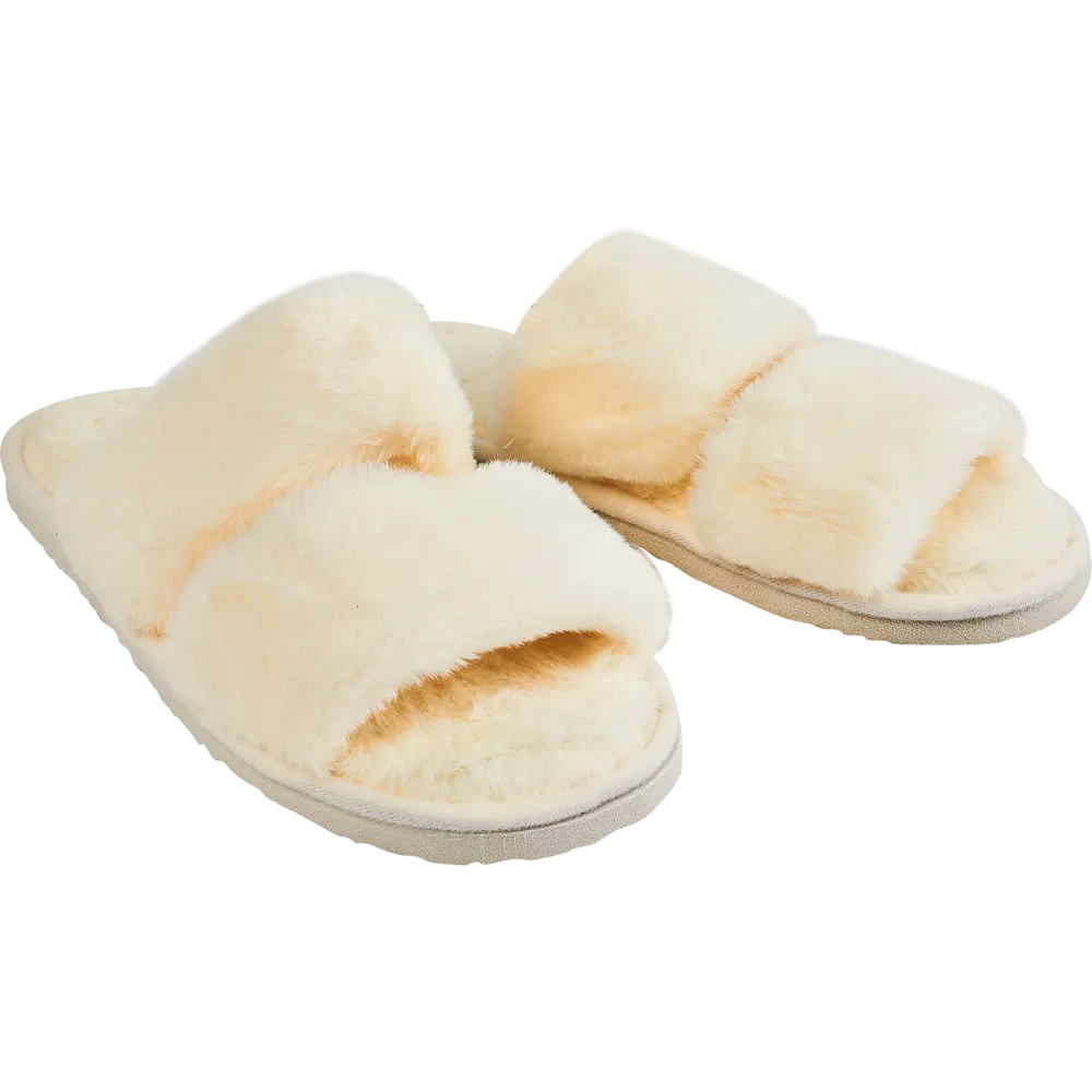 Тапочки домашние женские Модель 1 размер 40-41 цвет бежевый Santreyd STLM-2151008