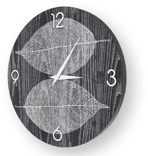 LIGNIS® Настенные часы из дерева с инкрустацией или лепниной Dolcevita nature 10.063 / 10.141 - Вид №1