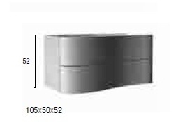 Комплект мебели для ванной комнаты GBGROUP 04 Onda 39676 - Вид №4