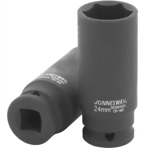 Торцевая головка ударная глубокая Jonnesway 1/2 дюйма 24 мм