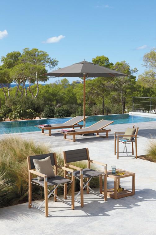 MNST1065 Шезлонг из teakового дерева Manutti Siena - Вид №5