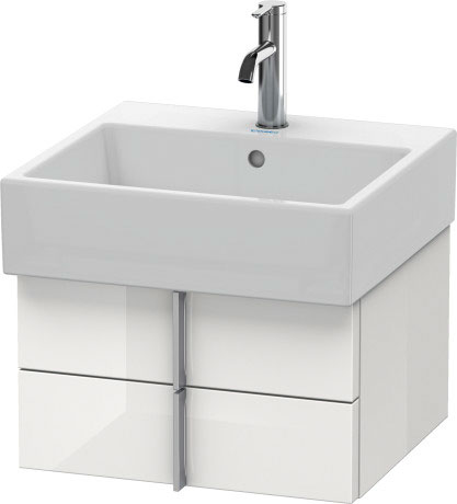 VA628404949 Тумбочка подвесная Vero Air #VA6284 484 x 431 мм Графит матовый, декор Duravit - Вид №2