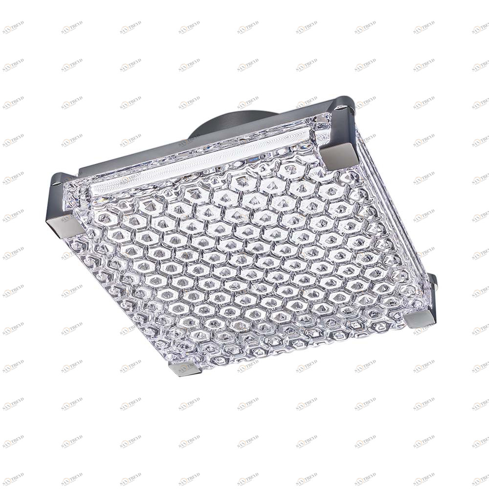 Светильник настенно-потолочный светодиодный хром Frezia Light 120138 FREZIA LIGHT ДИЗАЙНЕРСКИЕ 00-3953650 Прозрачный;хром 