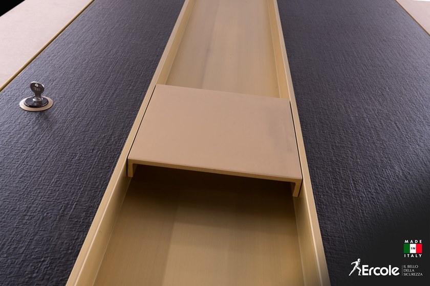 Ercole Бронированная поворотная дверь из керамогранита и латуни sun-id-1426281 - Вид №3